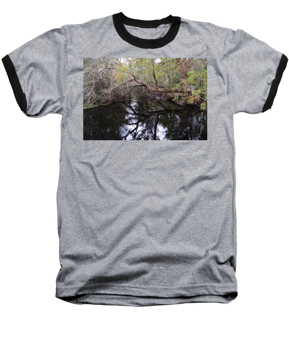 Camp Canal Baseball T-Shirt featuring the photograph Camp Canal by Warren Thompson
