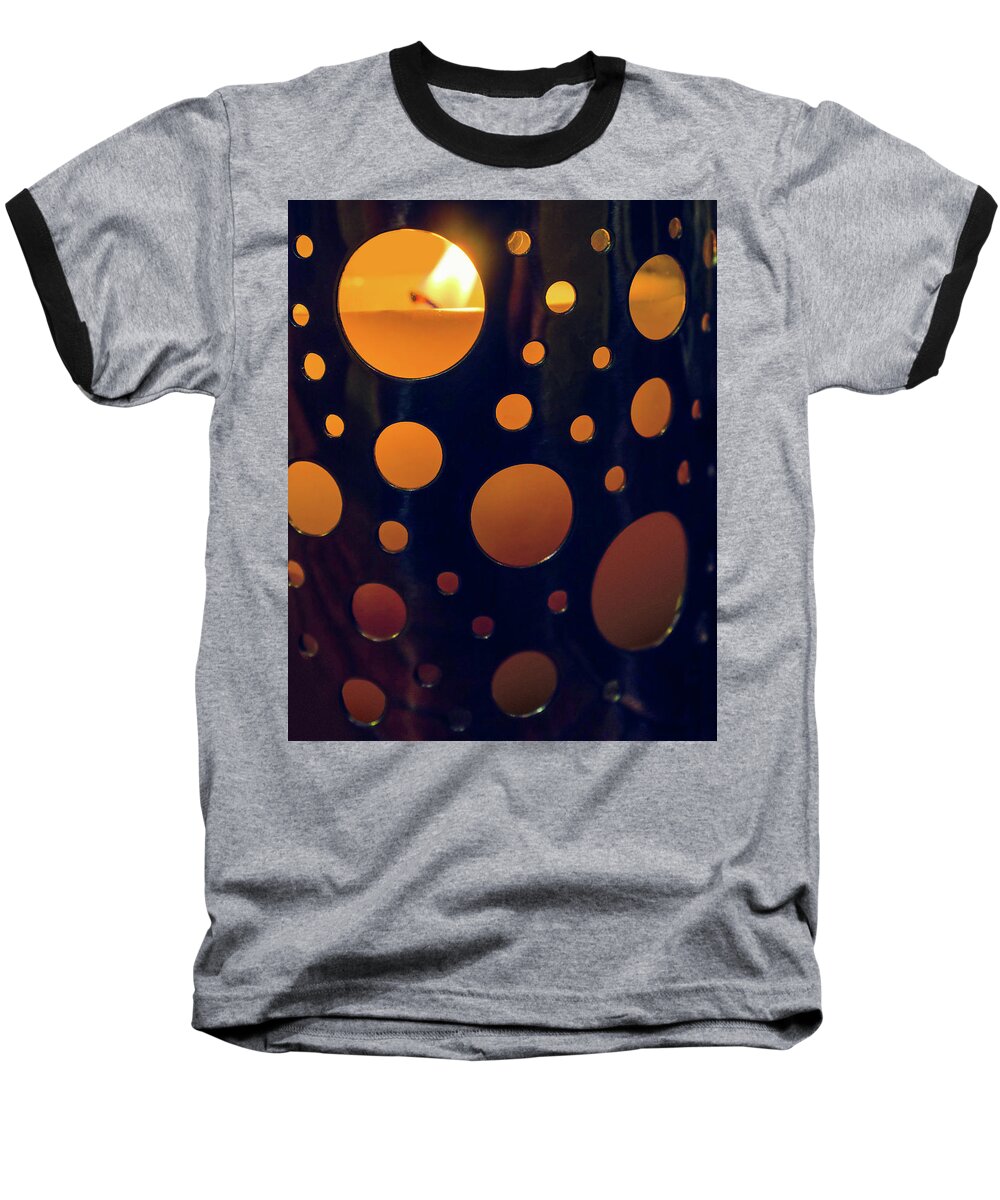 Round Baseball T-Shirt featuring the photograph Candle Holder by Carlos Caetano