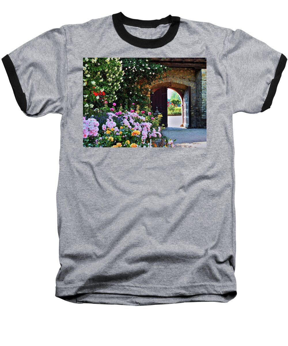 Castle Baseball T-Shirt featuring the photograph Castle Garden by Daniel Koglin