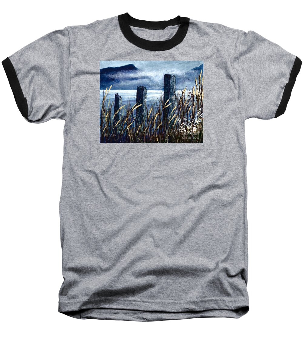 #cedarcove #hallmarkchannel #vancouver #canada #mountains #tvseries #debbiemacomber #tv #hallmark Baseball T-Shirt featuring the painting Cedar Cove by Allison Constantino