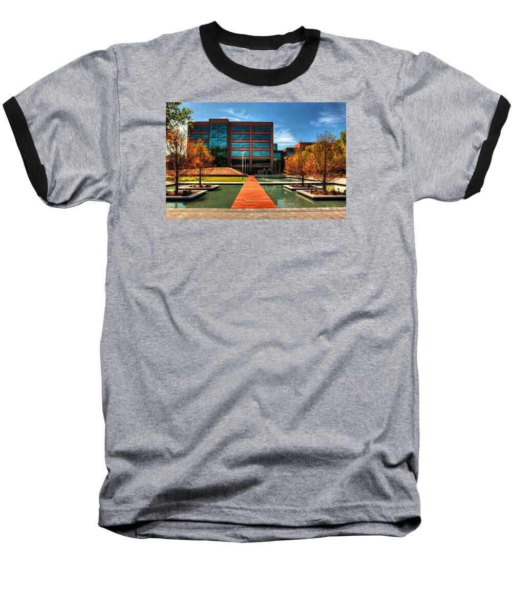 Job Baseball T-Shirt featuring the photograph Centurylink Corporate Headquarters by Ester McGuire