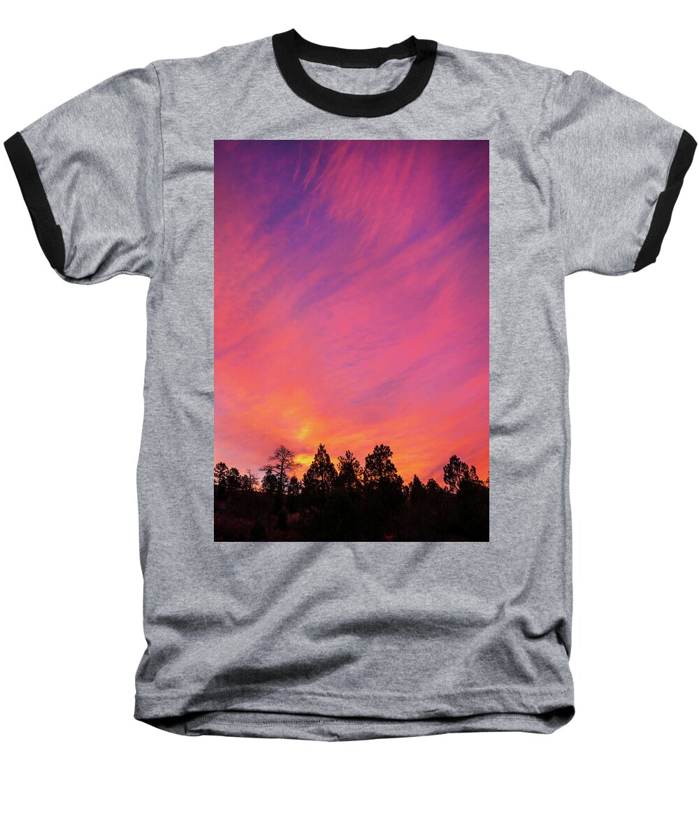 Sunrise Baseball T-Shirt featuring the photograph Change Is Often A Challenge Which Both Excites The Soul And Frightens The Body. by Bijan Pirnia