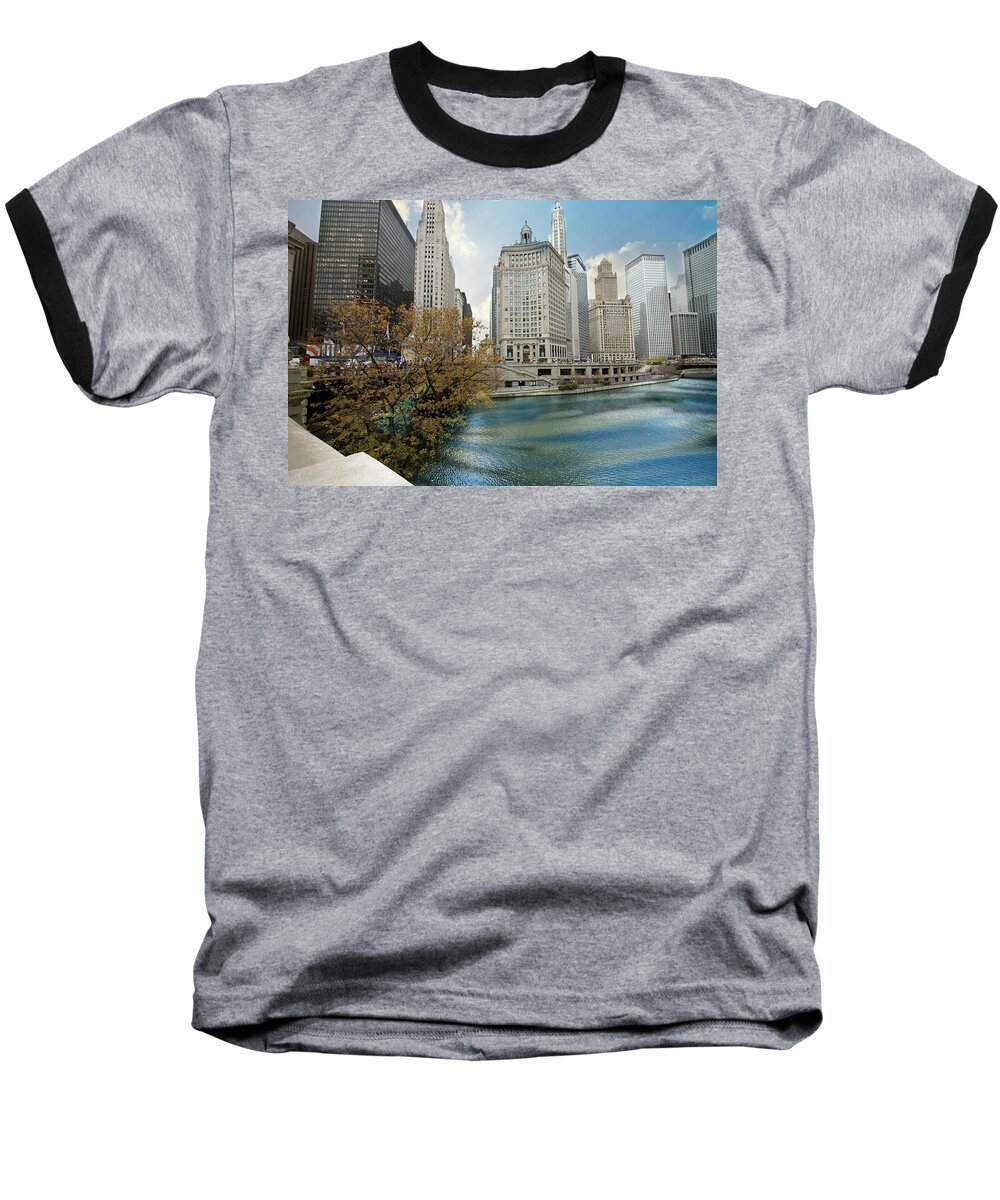 Chicago Baseball T-Shirt featuring the photograph Chicago by Jackson Pearson
