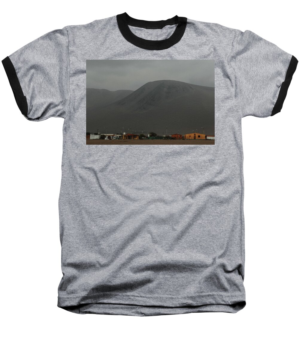 Iquique Baseball T-Shirt featuring the photograph Chilean Village in Atacama Desert by William Kimble