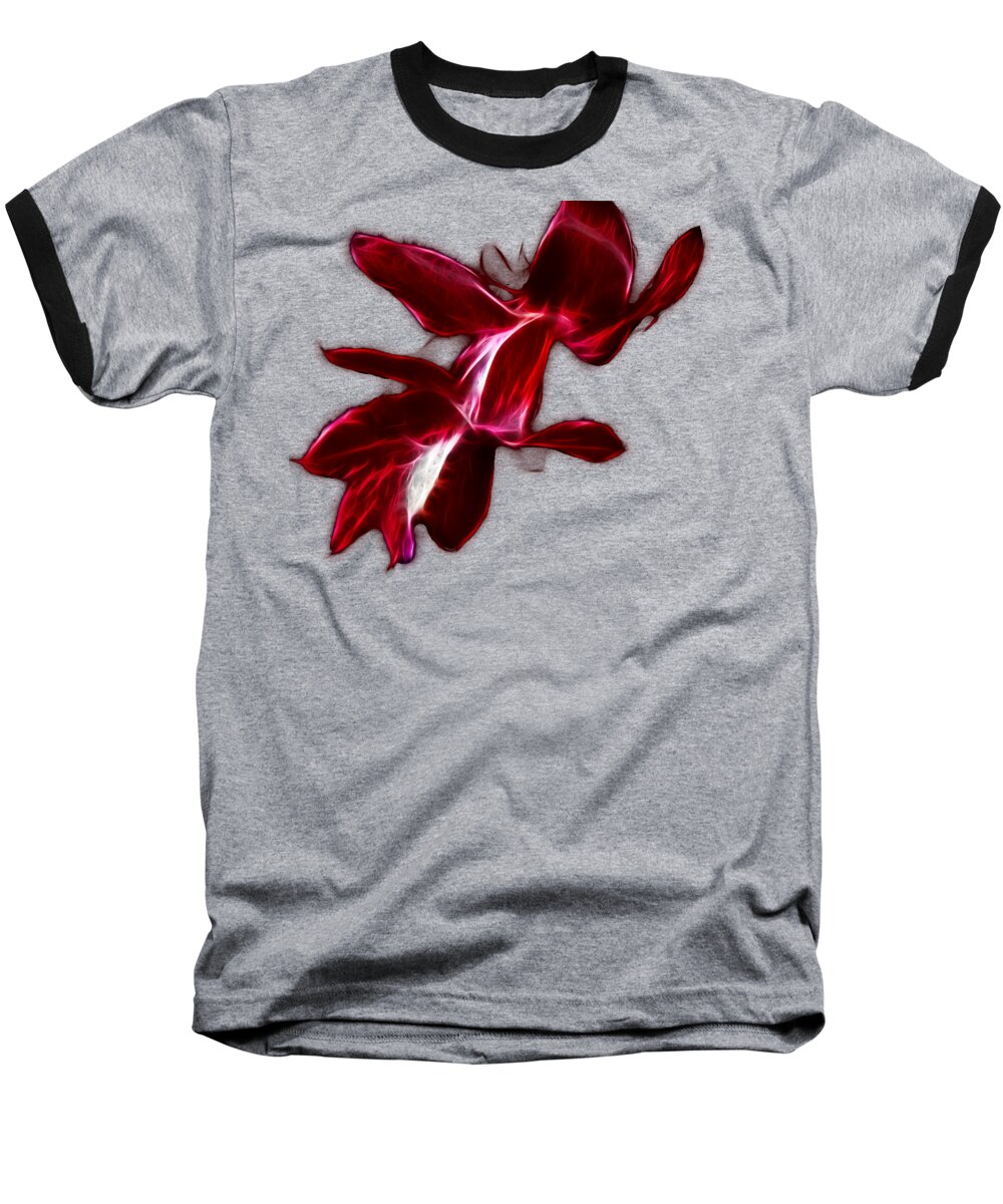 Christmas Cactus Flower Baseball T-Shirt featuring the photograph Christmas Cactus Flower by Shane Bechler