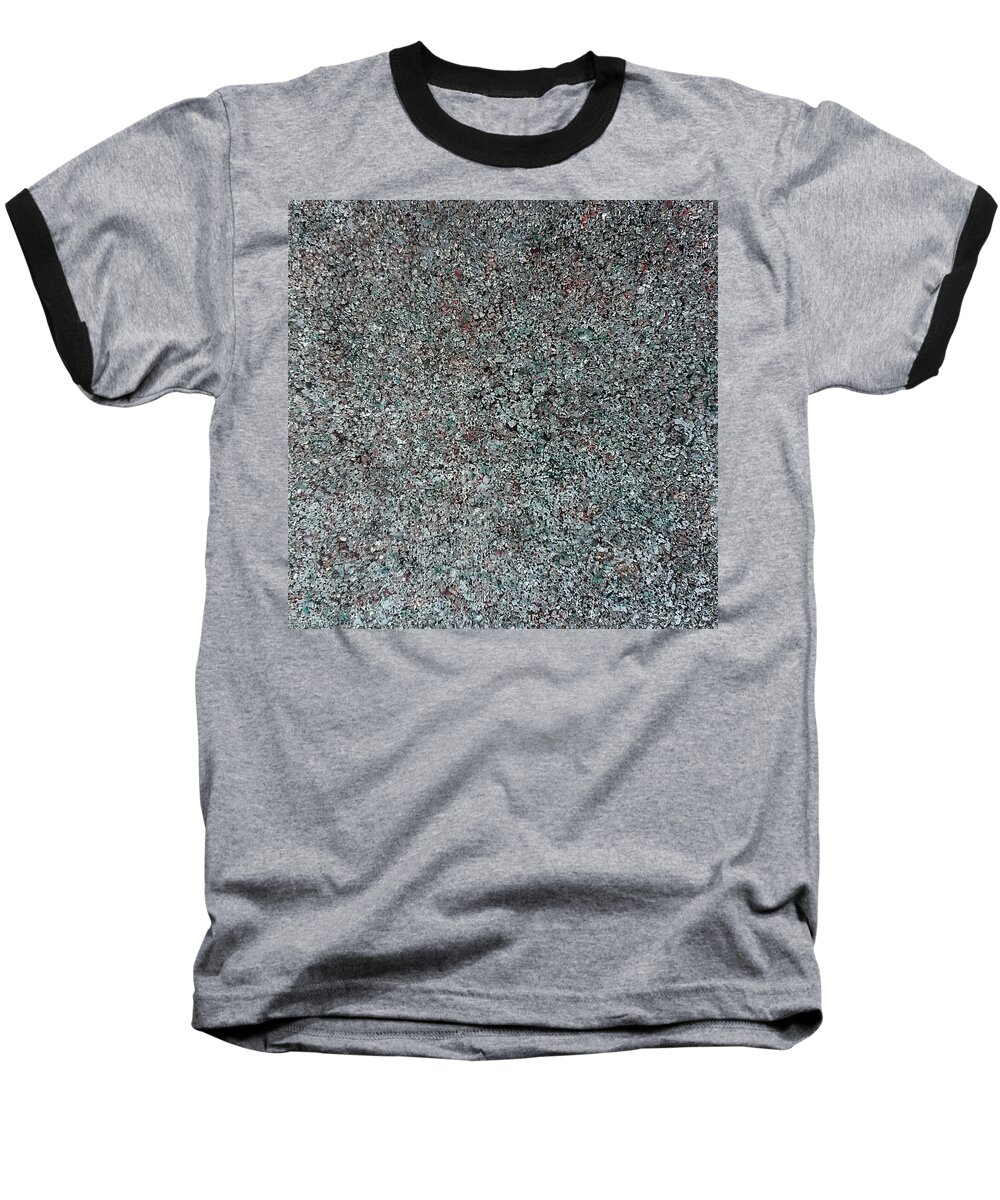 Abstract Painting Baseball T-Shirt featuring the painting Chrome Mist by Alan Casadei