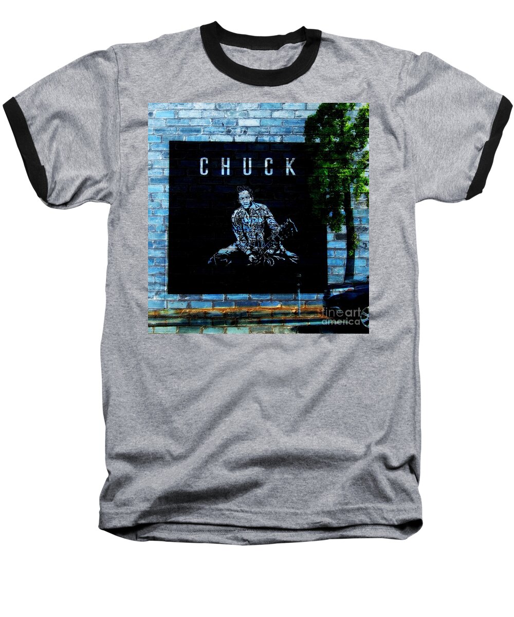  Baseball T-Shirt featuring the photograph Chuck by Kelly Awad