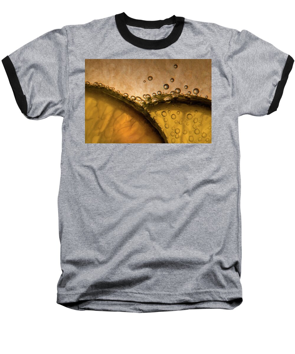 Citrus Baseball T-Shirt featuring the photograph Citrus Abstract by James Woody