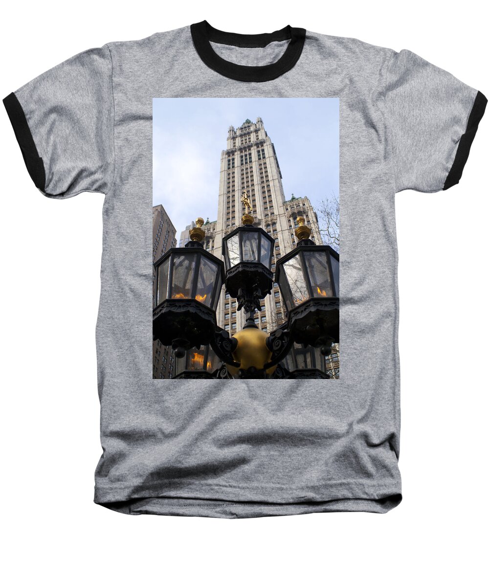 Nyc Baseball T-Shirt featuring the photograph City Hall Area NYC by Henri Irizarri