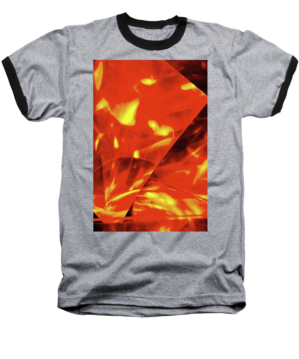 Orange Baseball T-Shirt featuring the photograph Clockwork Orange by Kathy Corday