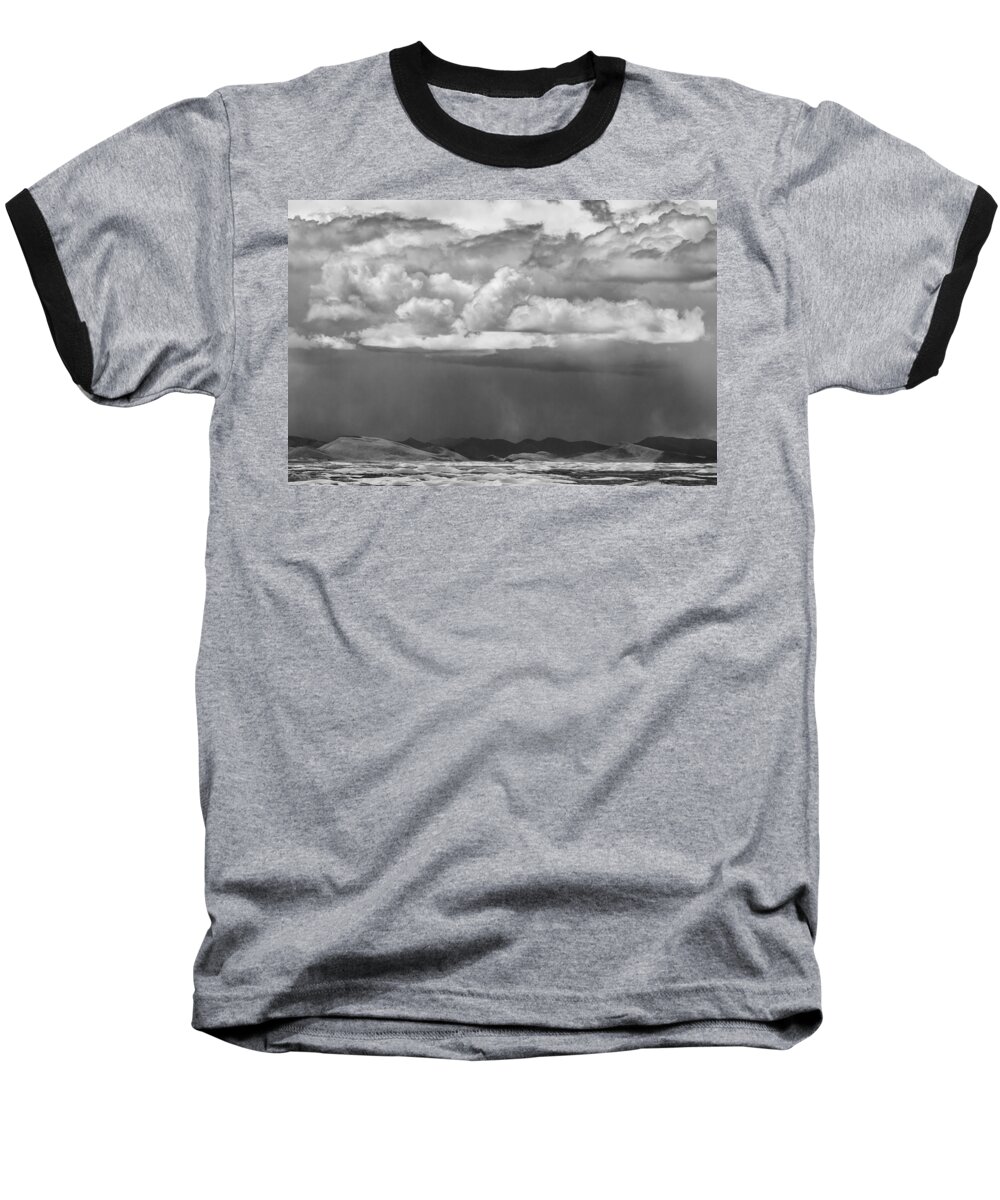 Clouds Baseball T-Shirt featuring the photograph Cloudy weather by Hitendra SINKAR