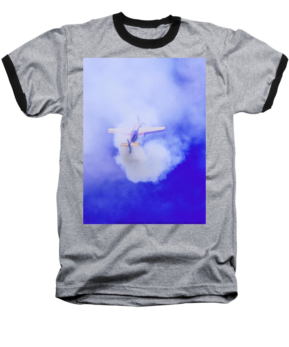 Flight Baseball T-Shirt featuring the photograph Cloudmaster by Michael Nowotny