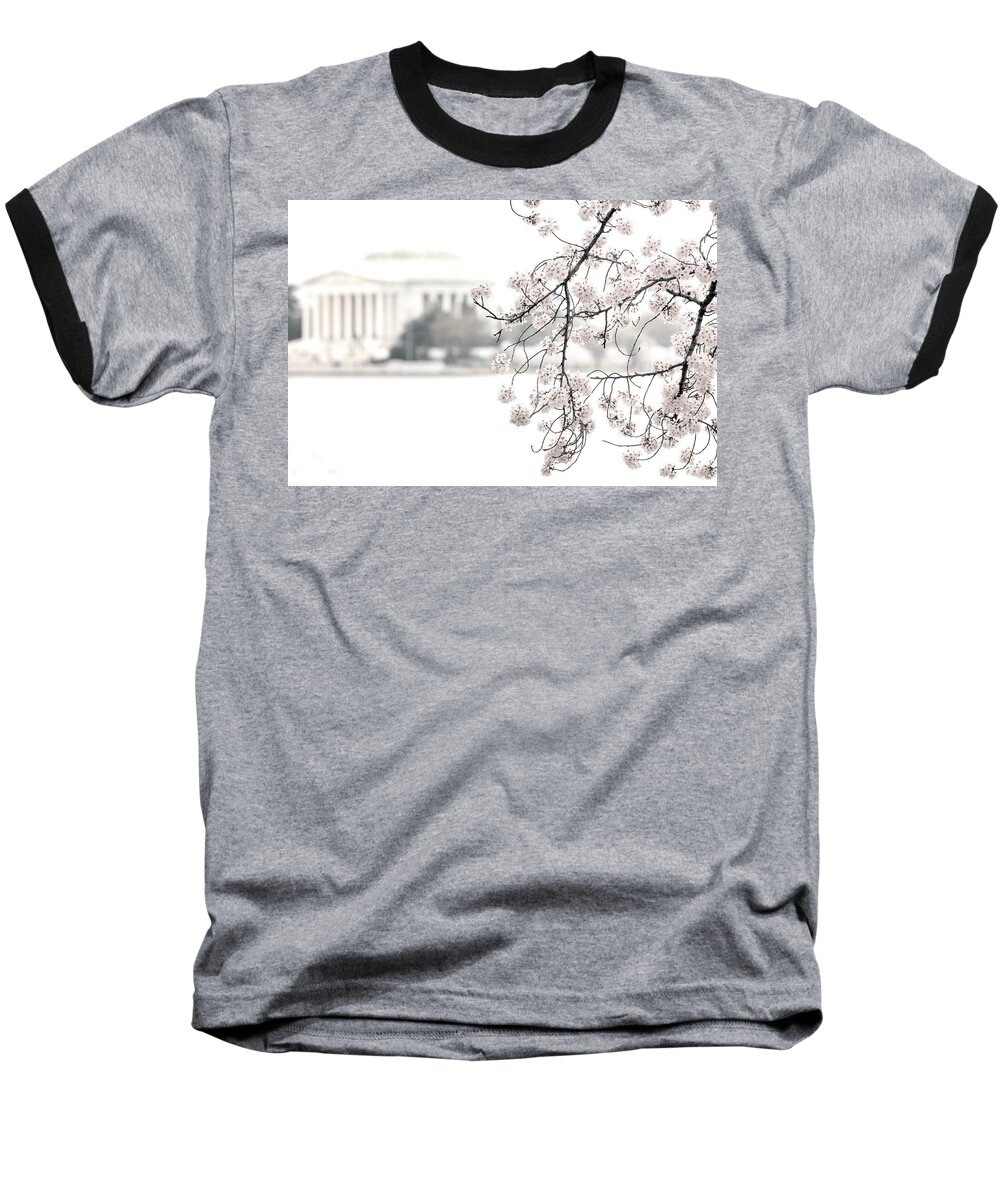 Grey Day Baseball T-Shirt featuring the photograph Cloudy With A Chance Of Tourists by Edward Kreis
