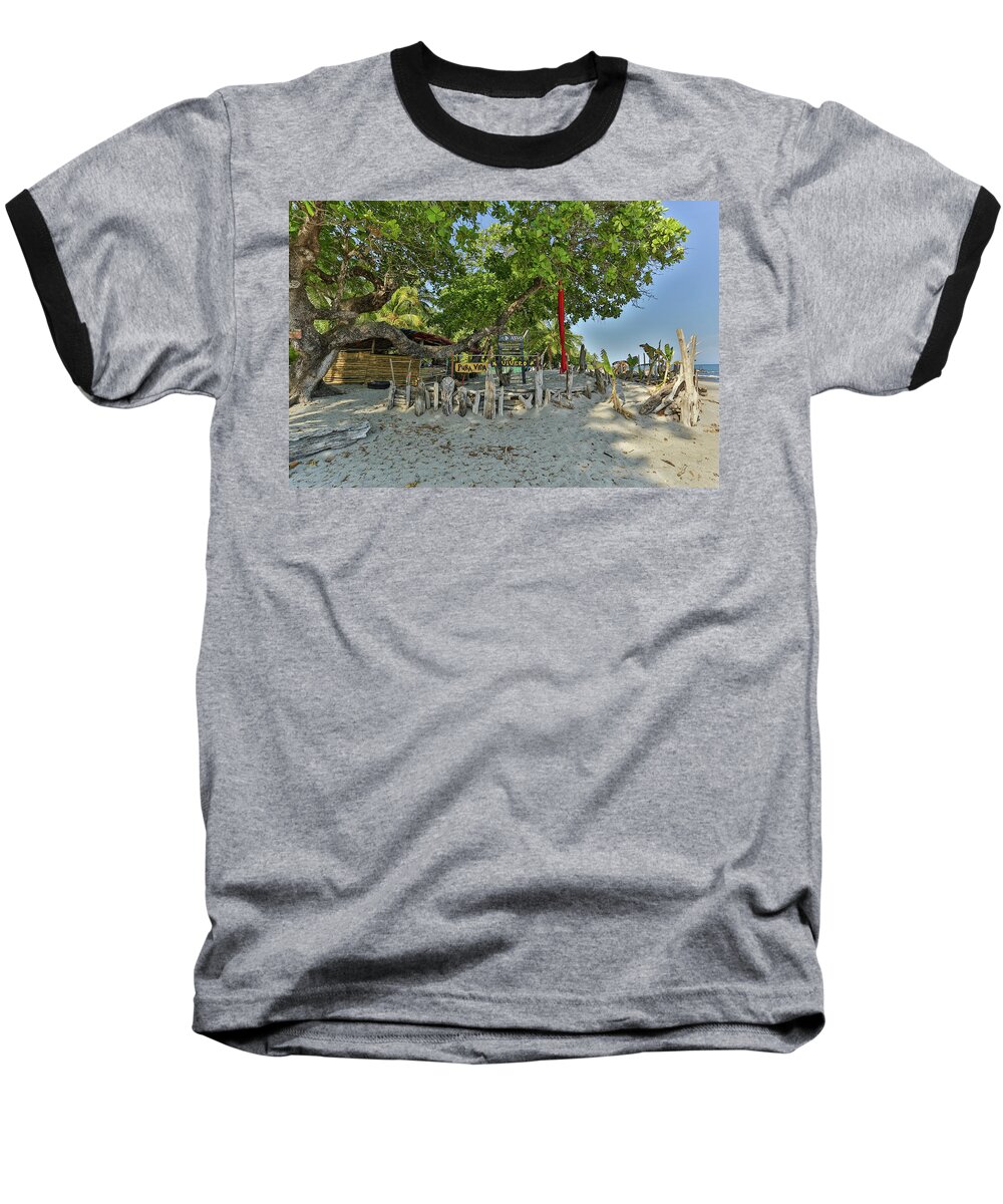 Costa Rica Baseball T-Shirt featuring the photograph Coats Rica Turtle Hospital by Dillon Kalkhurst