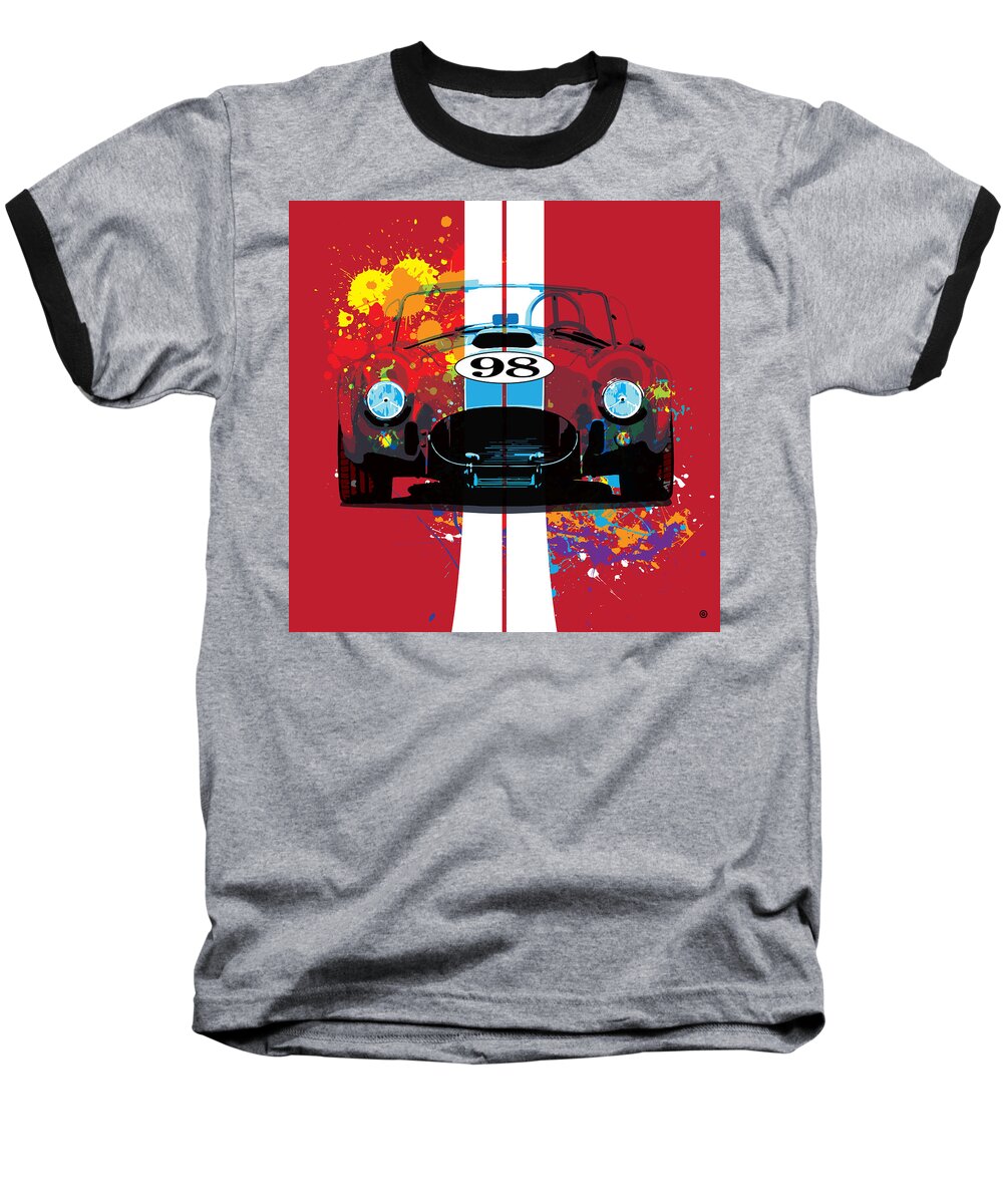 Digital Baseball T-Shirt featuring the painting Cobra Champion by Gary Grayson