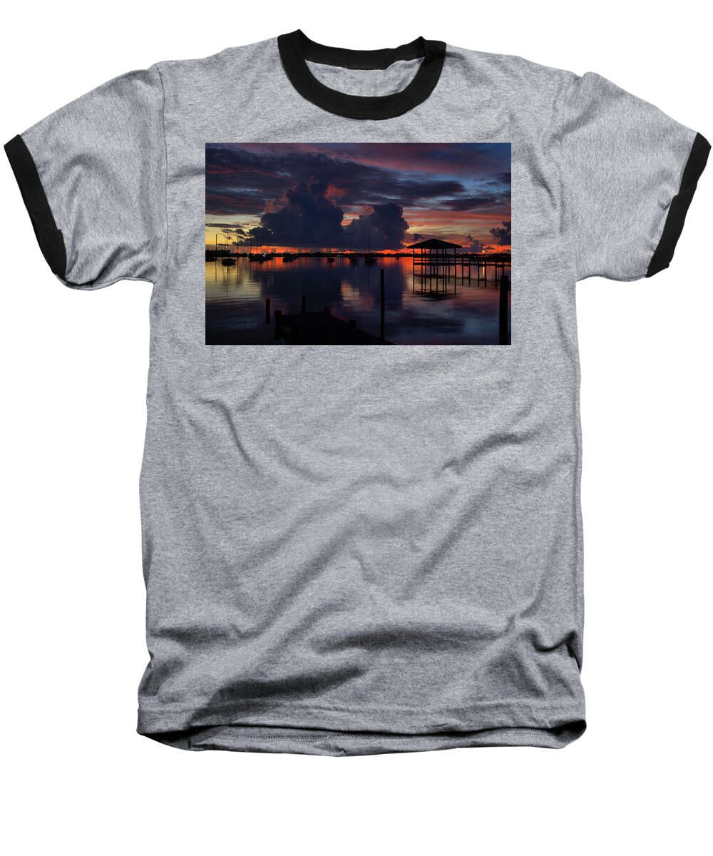 Cocoa Bay Baseball T-Shirt featuring the photograph Cocoa Bay by Ben Prepelka