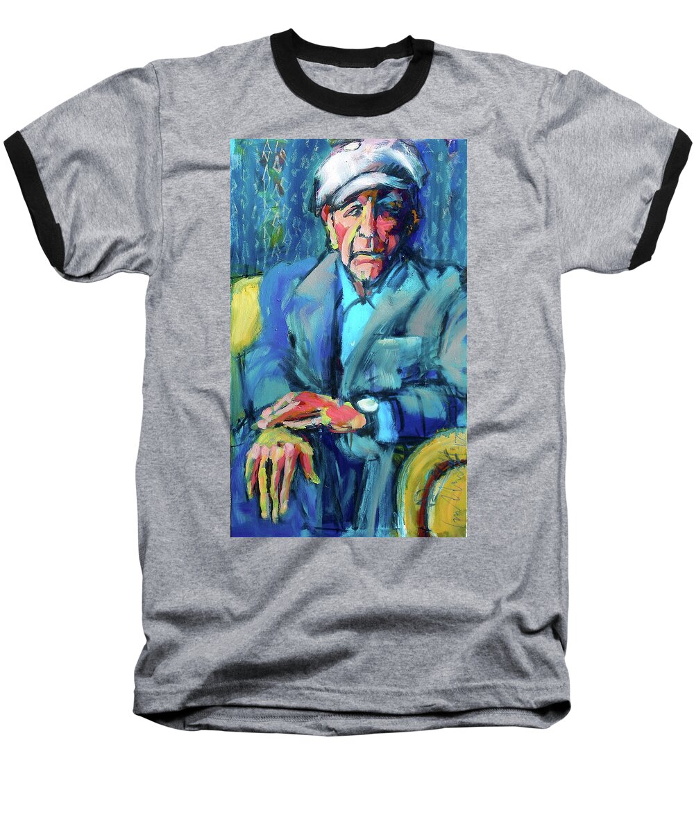 Paintings Baseball T-Shirt featuring the painting Cohen by Les Leffingwell