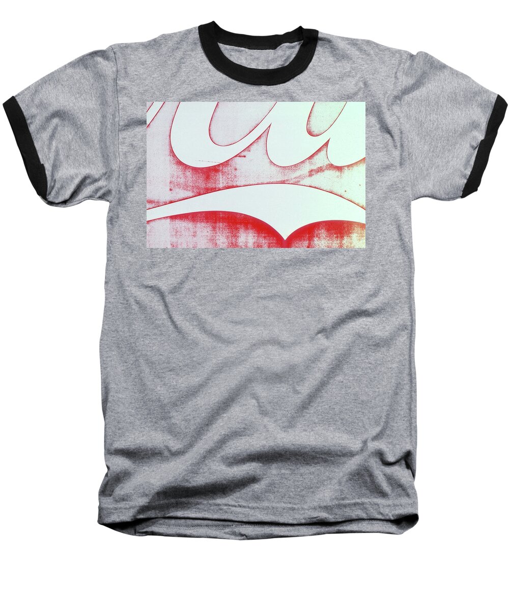  Baseball T-Shirt featuring the photograph Coke 4 by Laurie Stewart