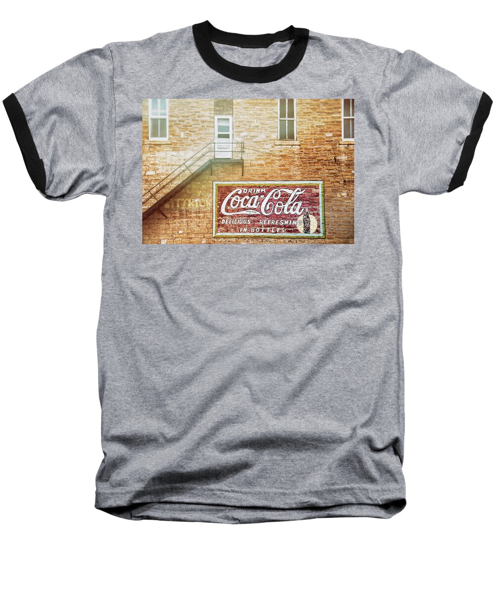 Coke Baseball T-Shirt featuring the photograph Coke Classic by Darren White