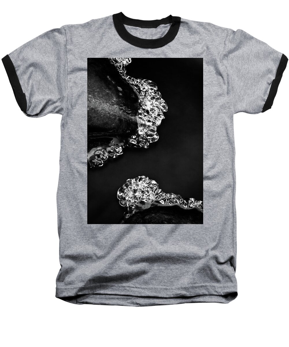 Ice Baseball T-Shirt featuring the photograph Cold White Diamonds by Darren White