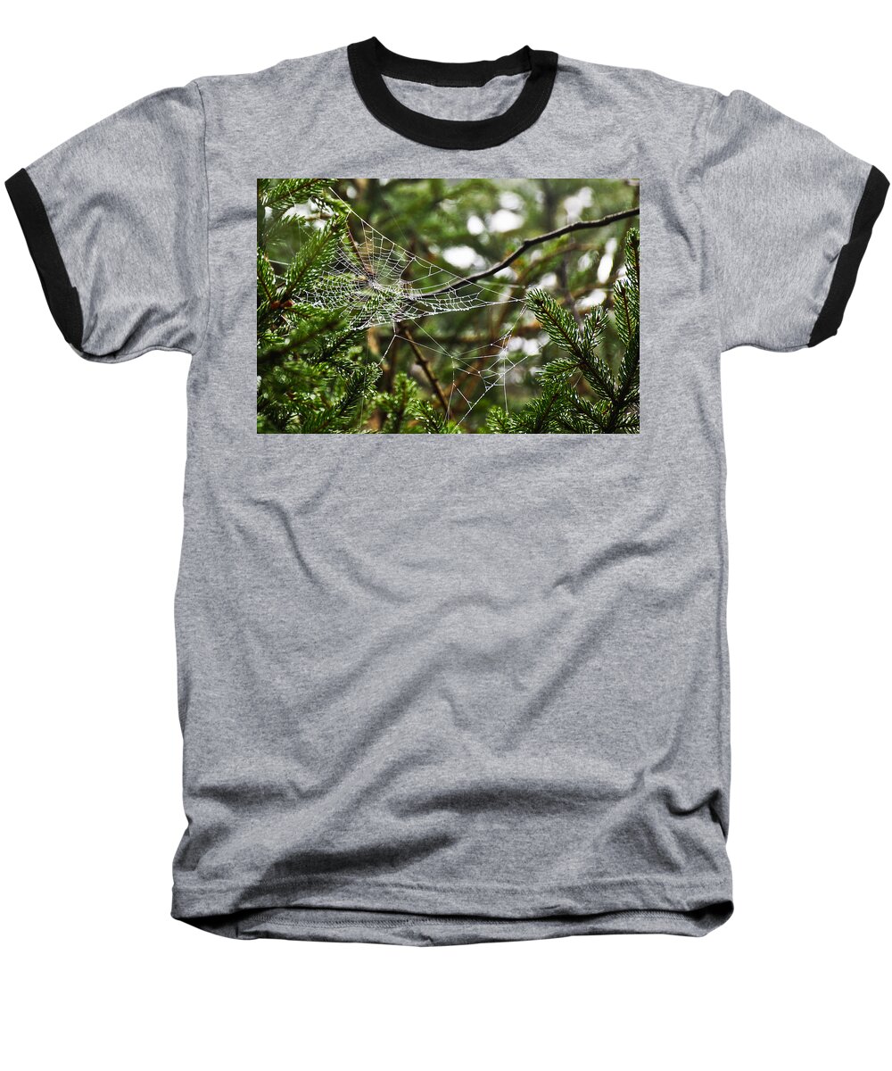 Wonalancet Baseball T-Shirt featuring the photograph Collecting Raindrops by Rockybranch Dreams