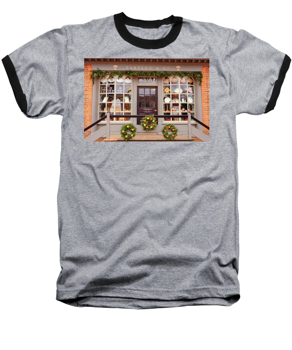 Early American Baseball T-Shirt featuring the photograph Colonial Commerce by Lou Ford