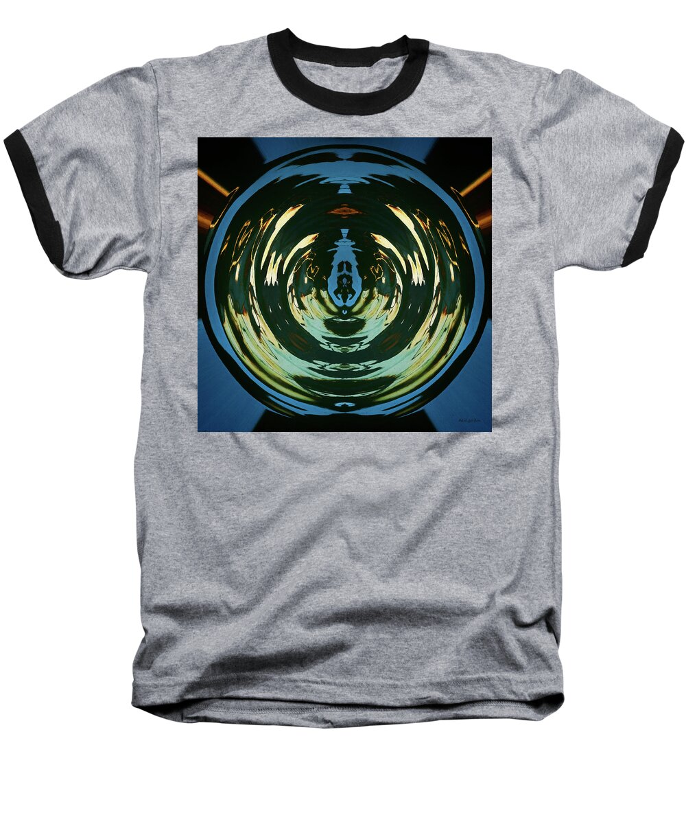Abstract Baseball T-Shirt featuring the photograph Color Abstraction LXX by David Gordon