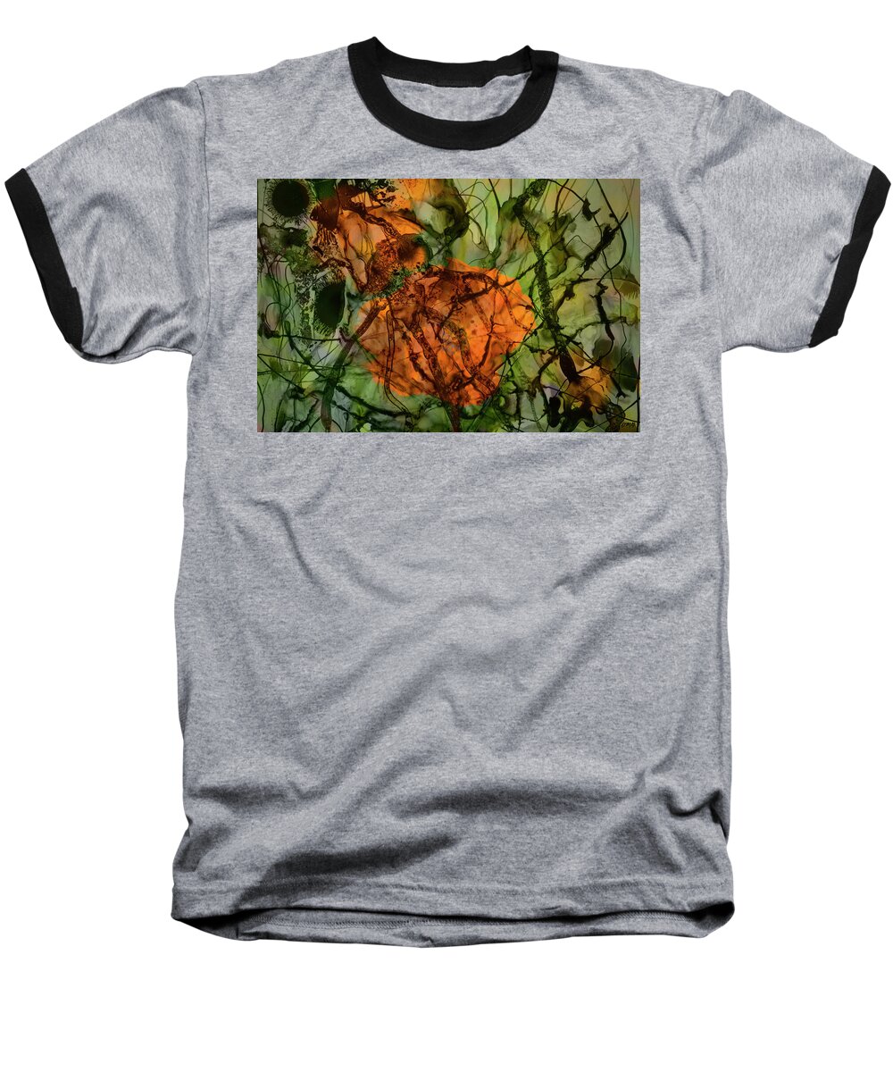 Texture Baseball T-Shirt featuring the digital art Color Abstraction XX by David Gordon