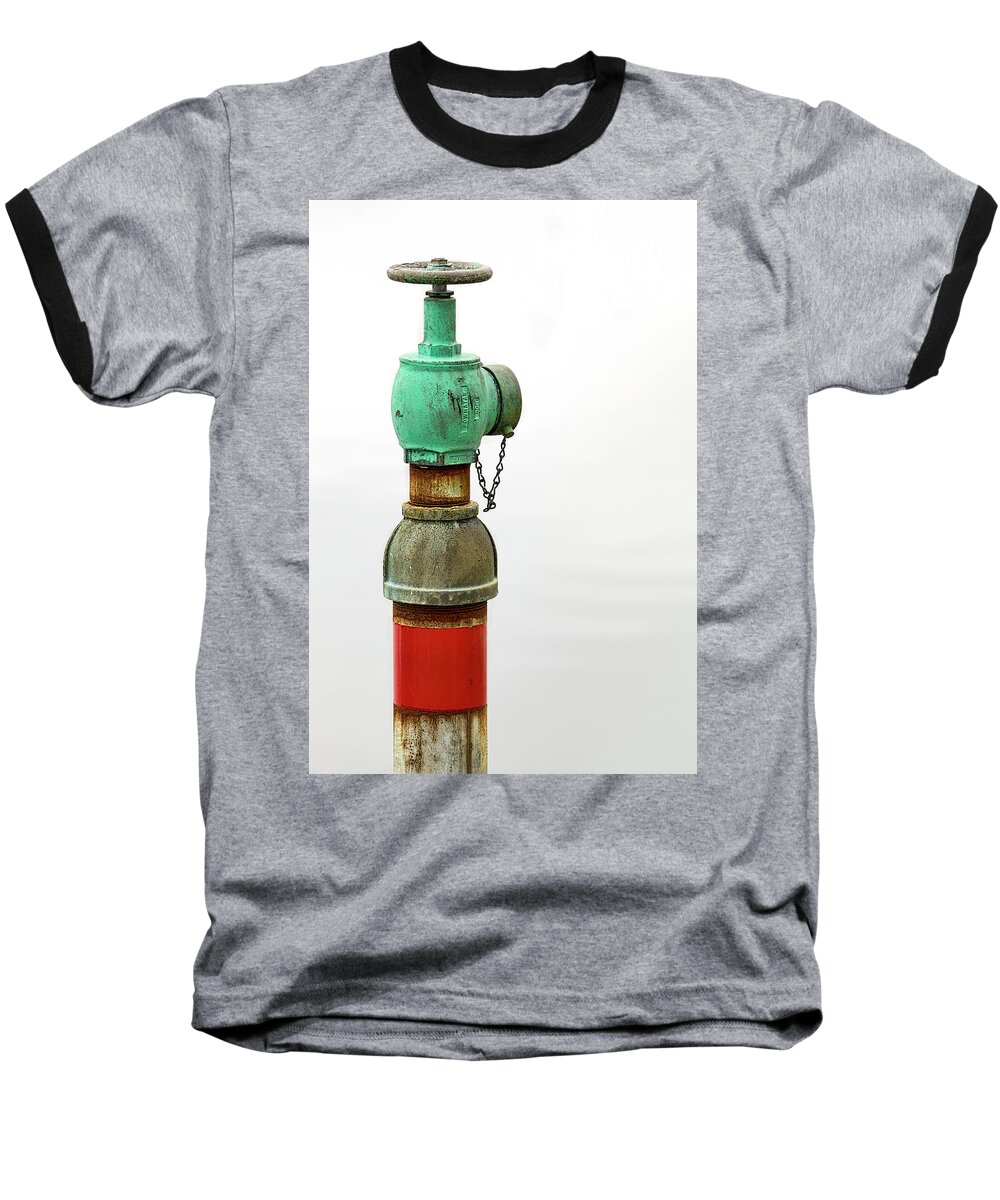 Colorful Baseball T-Shirt featuring the photograph Colorful Valve by Mark Harrington