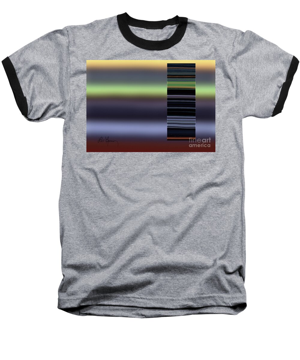 Context Baseball T-Shirt featuring the digital art Context by Leo Symon