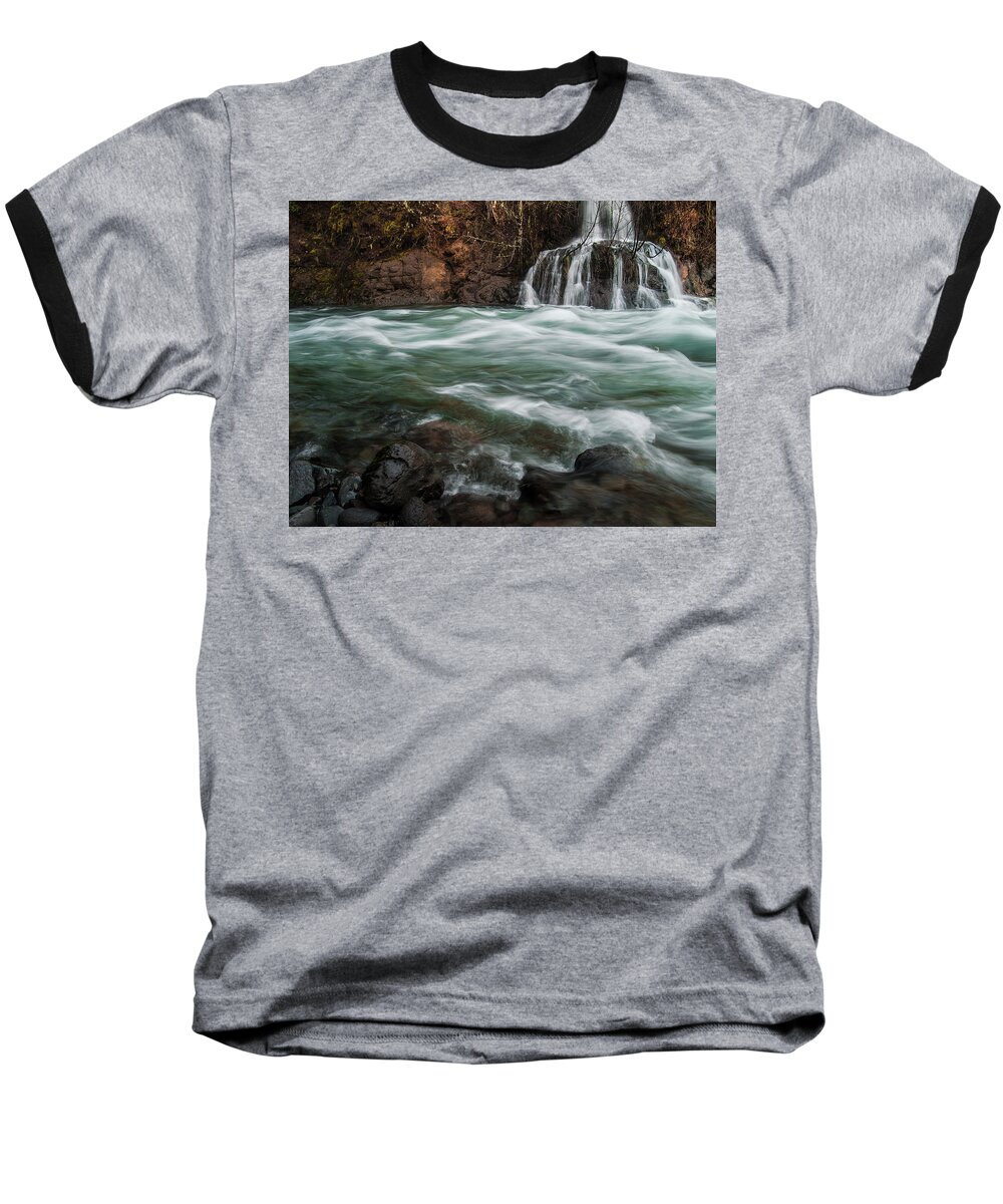 Landscapes Baseball T-Shirt featuring the photograph Convergence by Steven Clark