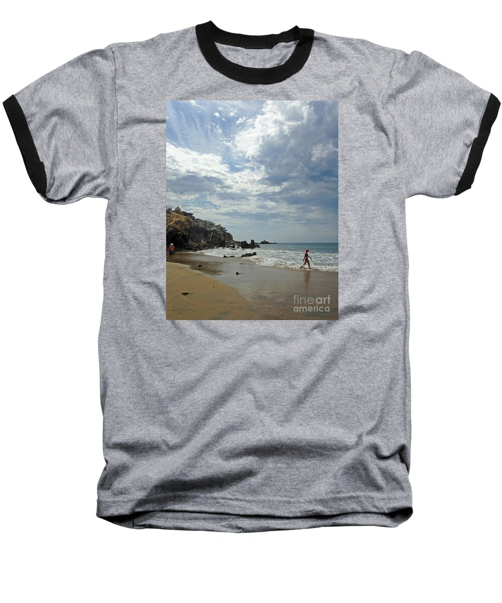 Corona Del Mar Baseball T-Shirt featuring the photograph Corona del Mar 3 by Cheryl Del Toro