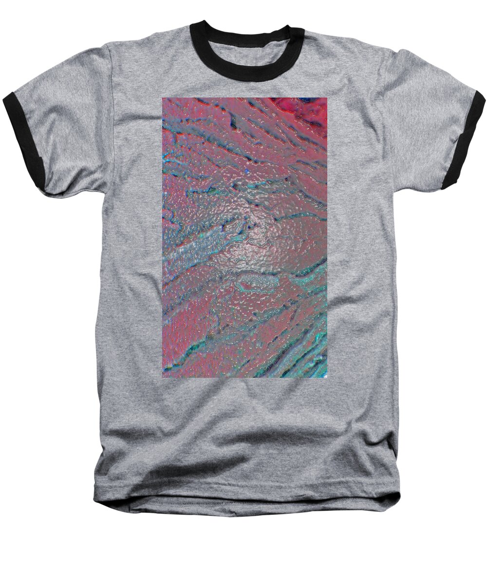 Abstract Baseball T-Shirt featuring the photograph Created by the Hand of God by Lenore Senior