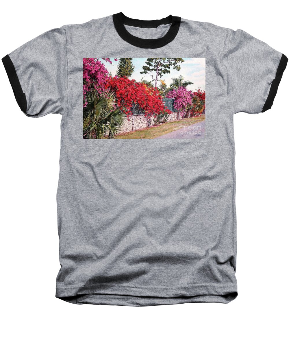 Eddie Baseball T-Shirt featuring the painting Creations Glory by Eddie Minnis