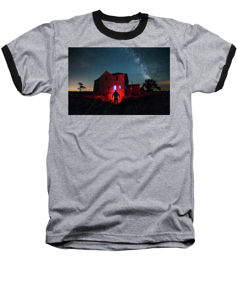 Creeper Baseball T-Shirt featuring the photograph Creeper by Aaron J Groen