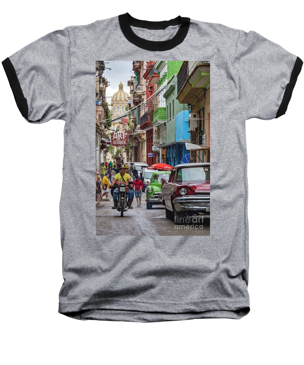  Baseball T-Shirt featuring the photograph Cuba 0038 by Bernardo Galmarini