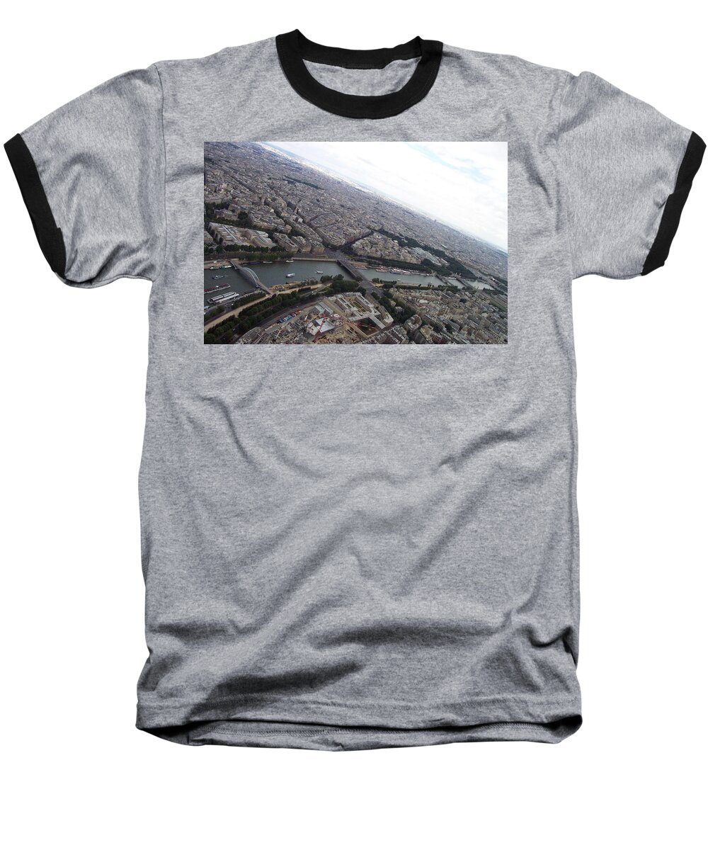 Scene Baseball T-Shirt featuring the photograph Curvature by Mary Mikawoz