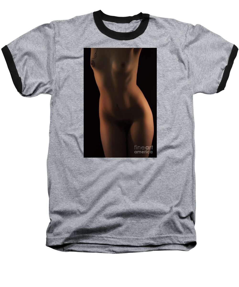 Artistic Photographs Baseball T-Shirt featuring the photograph Curve of one by Robert WK Clark