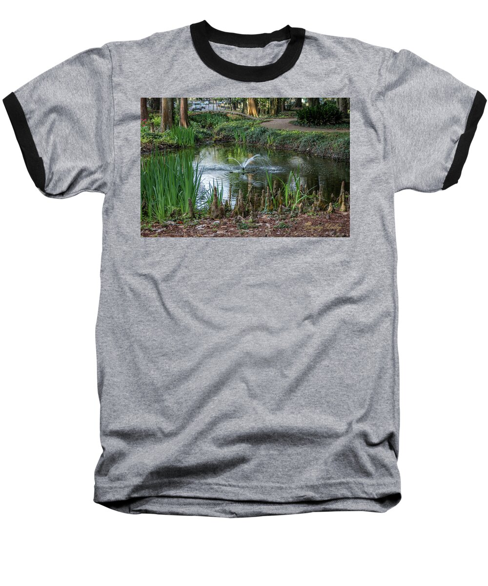 Ul Baseball T-Shirt featuring the photograph Cypress Knees 02 by Gregory Daley MPSA