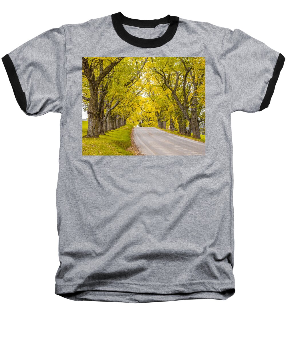 Autumn Baseball T-Shirt featuring the photograph Darling Hill Autumn by Tim Kirchoff