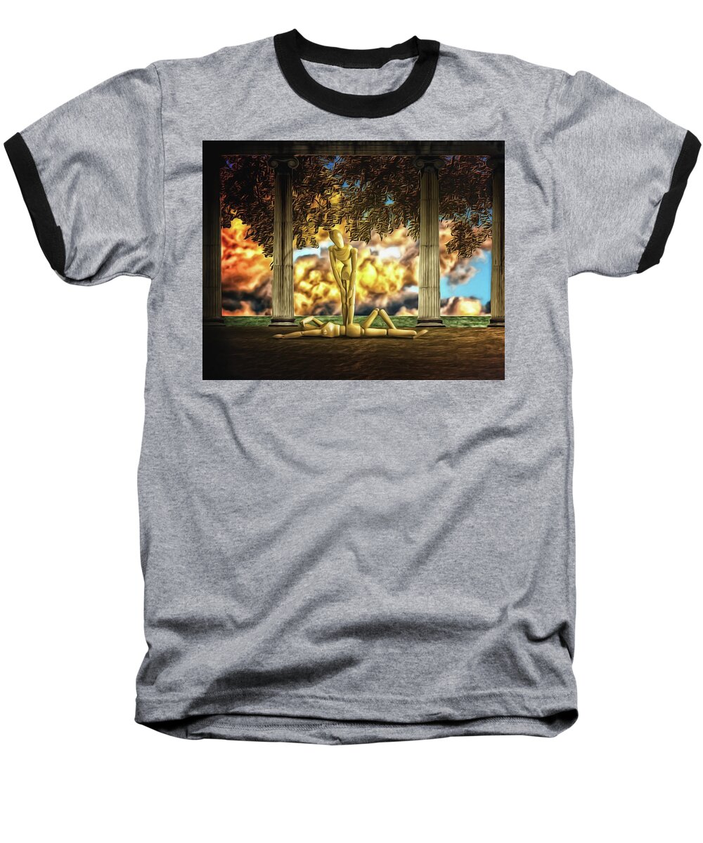 Woody Baseball T-Shirt featuring the photograph Daybreak Redux by Mark Fuller