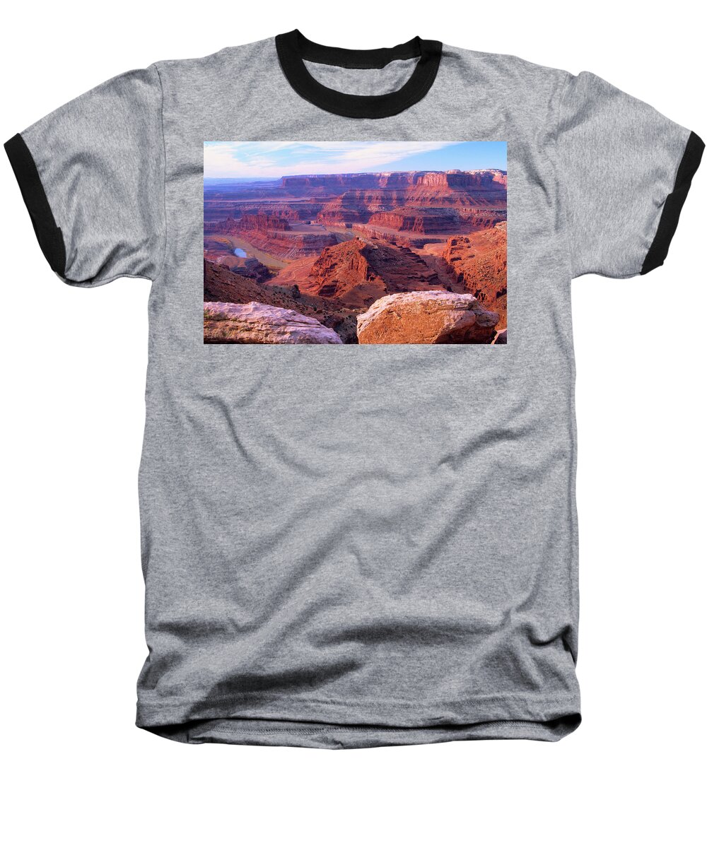 Utah Baseball T-Shirt featuring the photograph Dead Horse Point by Eric Foltz