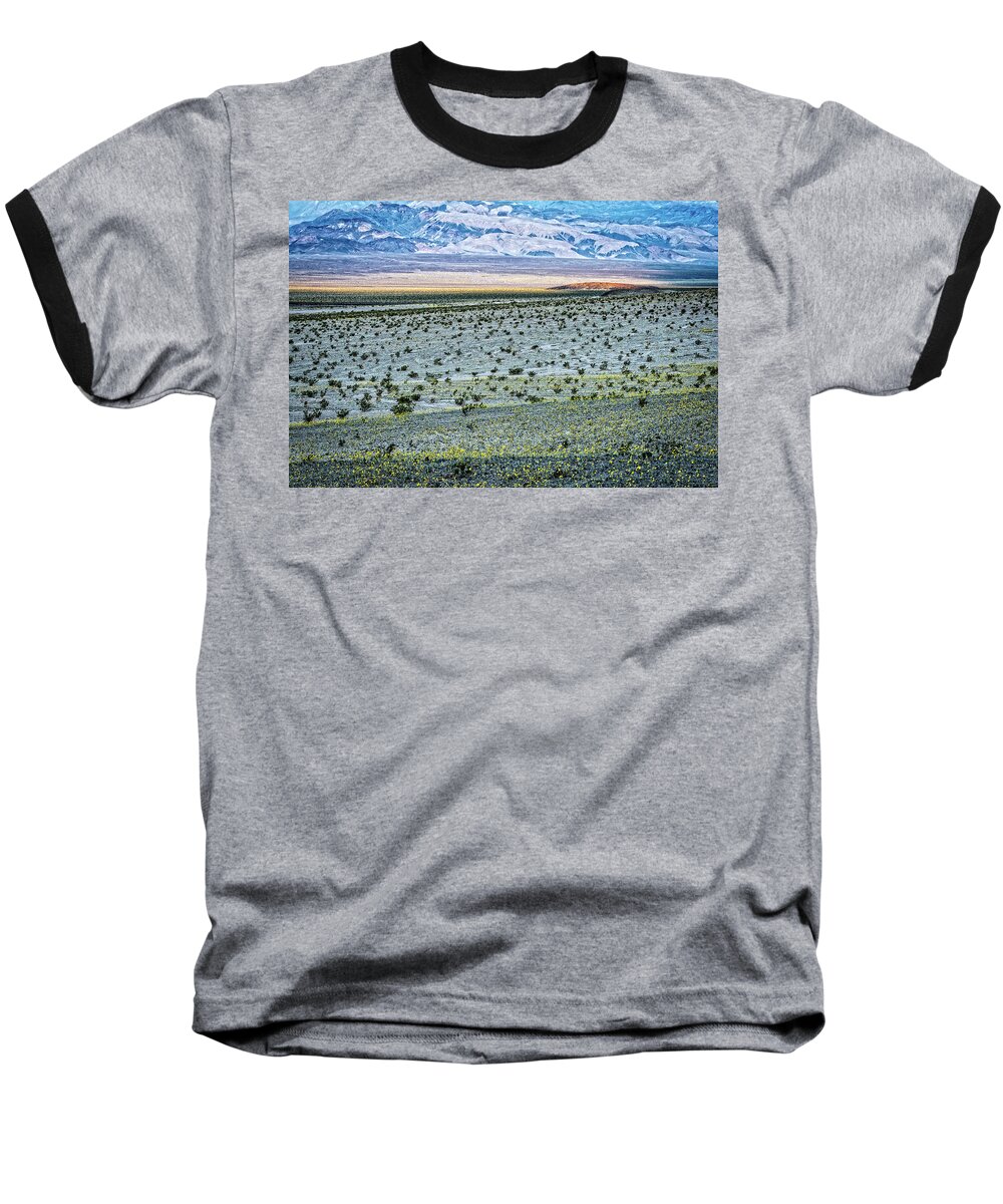 Death Valley Baseball T-Shirt featuring the photograph Death Valley Super Bloom by George Buxbaum