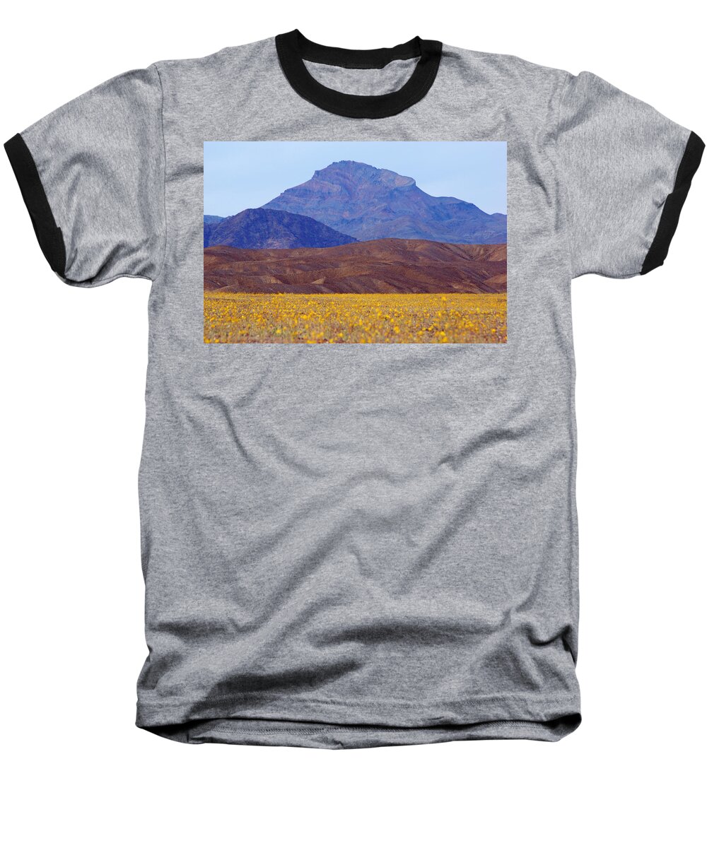 Superbloom 2016 Baseball T-Shirt featuring the photograph Death Valley Superbloom 201 by Daniel Woodrum