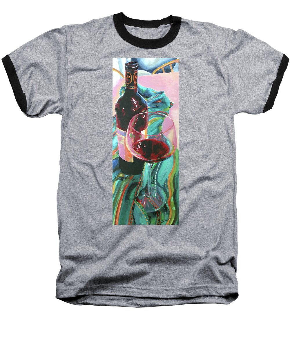 Still Life Baseball T-Shirt featuring the painting Delight by Trina Teele