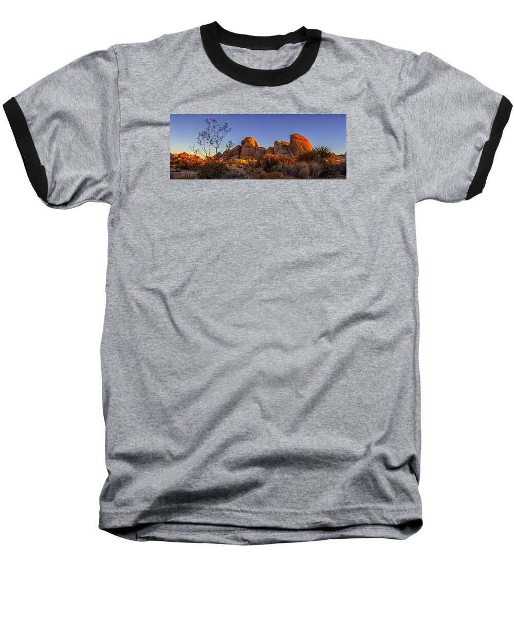 Landscape Baseball T-Shirt featuring the photograph Desert Light by Jason Roberts