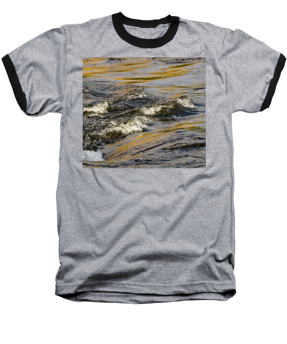 Water Baseball T-Shirt featuring the photograph Desert Waves by Douglas Killourie