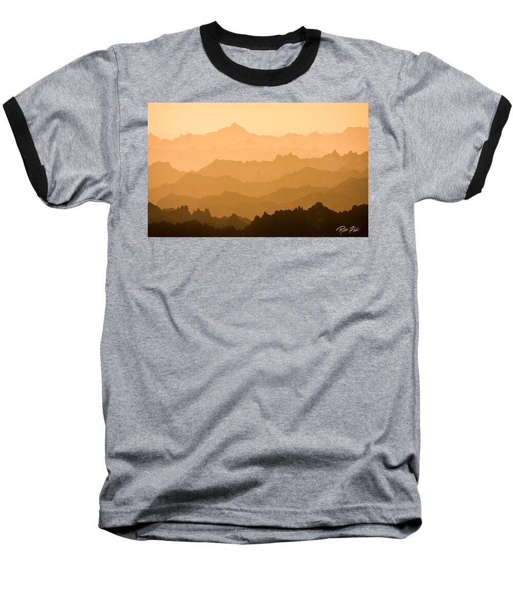 South Dakota Baseball T-Shirt featuring the photograph Distant Ridges by Rikk Flohr