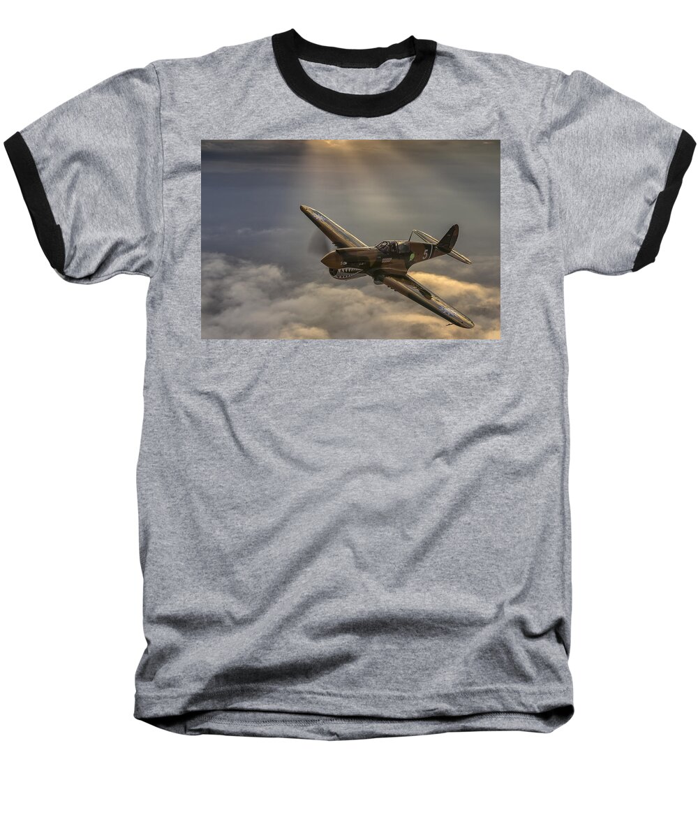 A2a Baseball T-Shirt featuring the photograph Divine Guidance by Jay Beckman