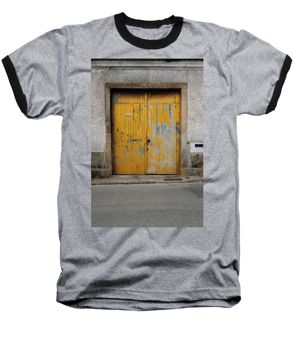 Antique Door Baseball T-Shirt featuring the photograph Door No 152 by Marco Oliveira